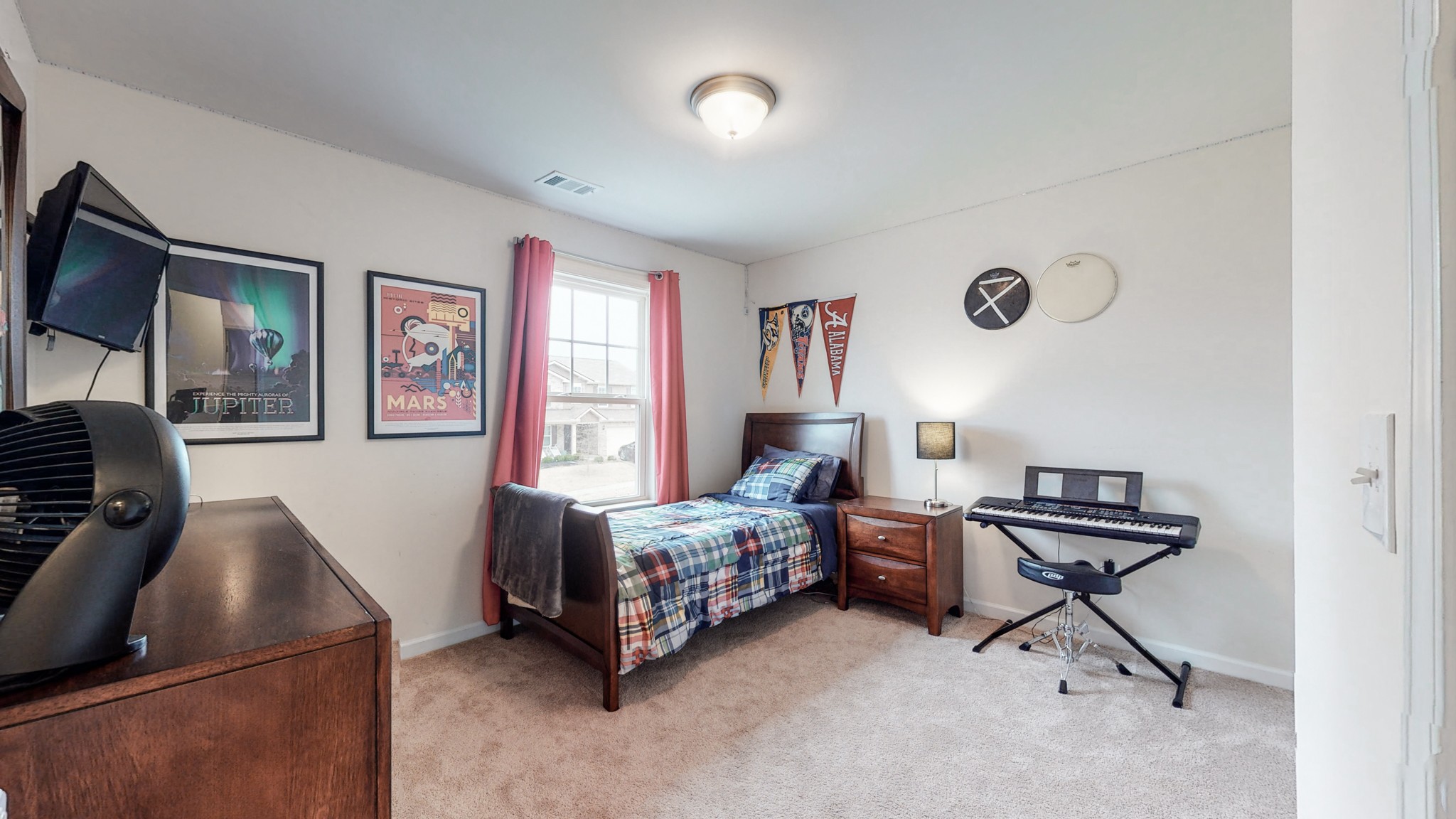 1412 Old Stone Road Lebanon, TN 37087 - Photo 12 of 18 a bedroom with furniture and a flat screen tv
