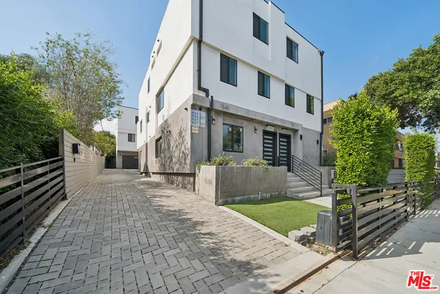 a view of a building with many windows