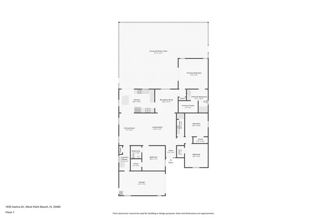 $4,750 | 1035 Soelca Drive, West Palm Beach, FL 33405