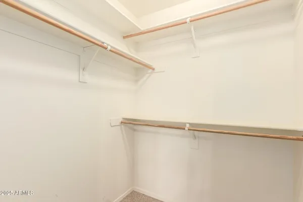 a close up view of racks on the wall