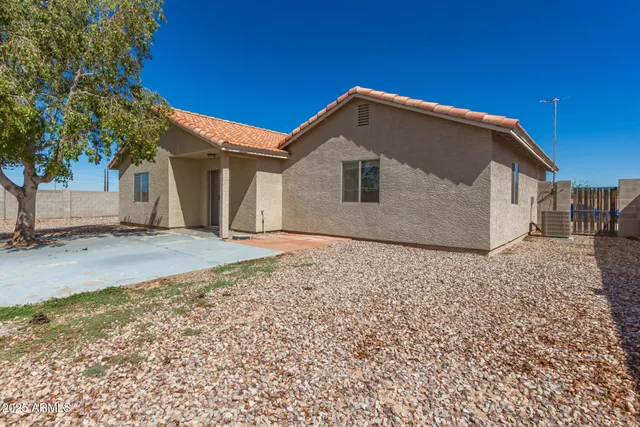 a house with a outdoor space