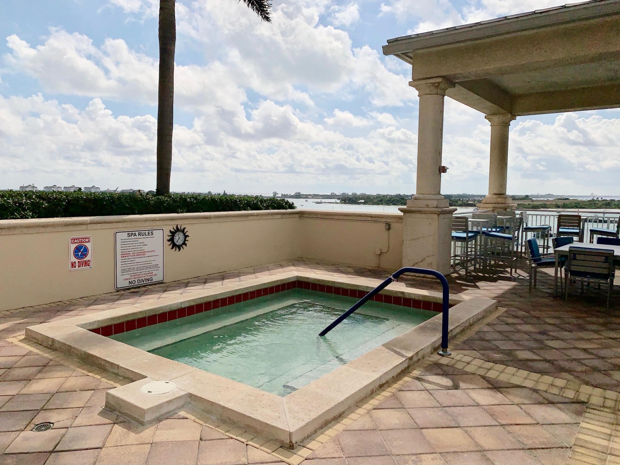 2640 Lake Shore Drive, Unit 2016 Riviera Beach, FL 33404 - Photo 35 of 50 HOT TUB ON ELEVATED 7TH FL POOL DECK