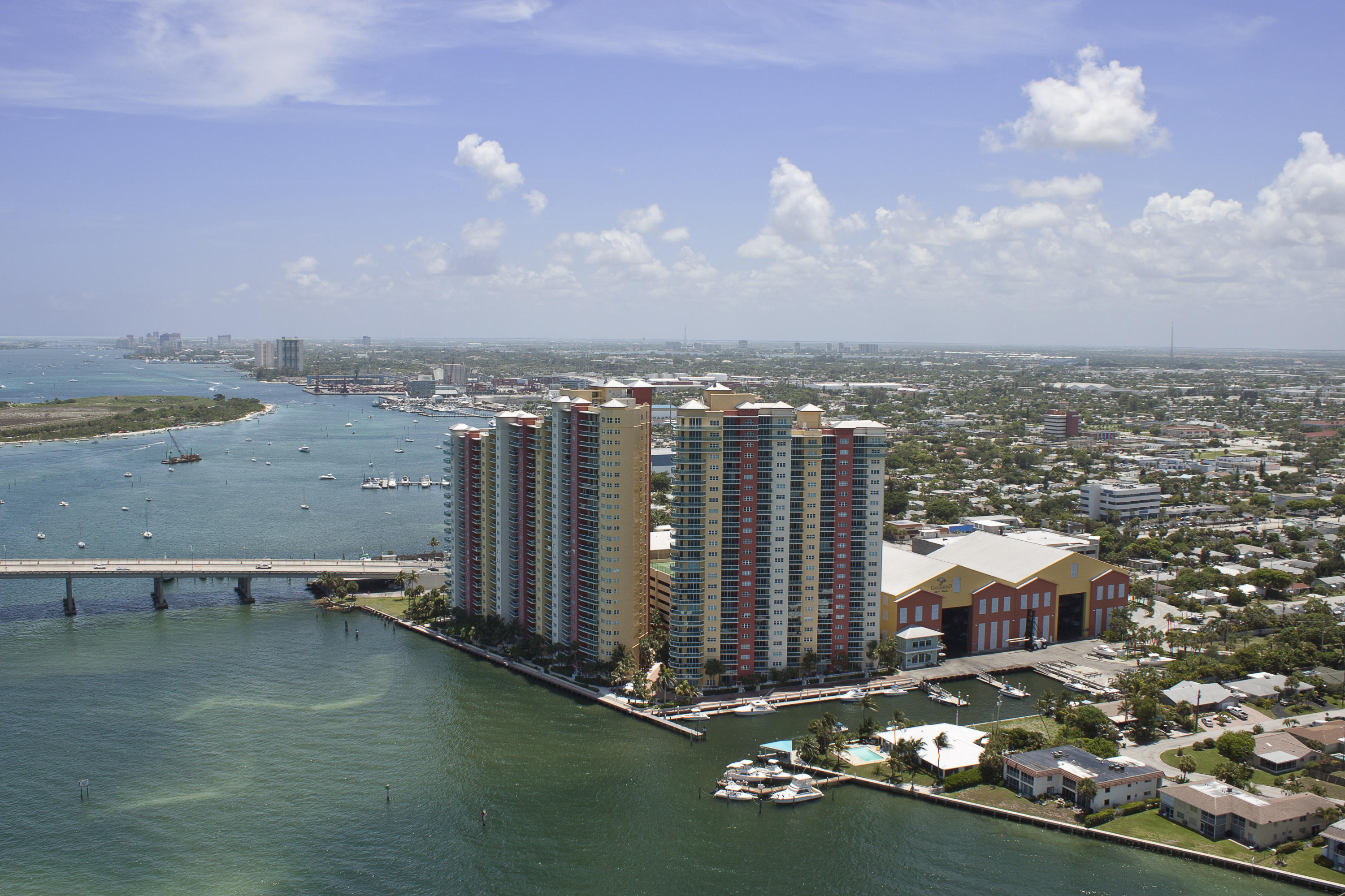 2640 Lake Shore Drive, Unit 2016 Riviera Beach, FL 33404 - Photo 49 of 50 MARINA GRANDE AERIAL