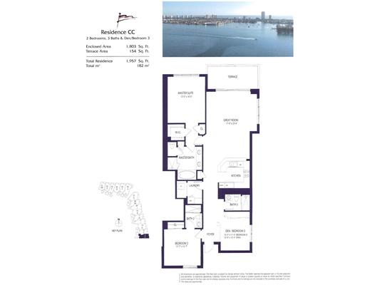 2640 Lake Shore Drive, Unit 2016 Riviera Beach, FL 33404 - Photo 50 of 50 FLOOR PLAN