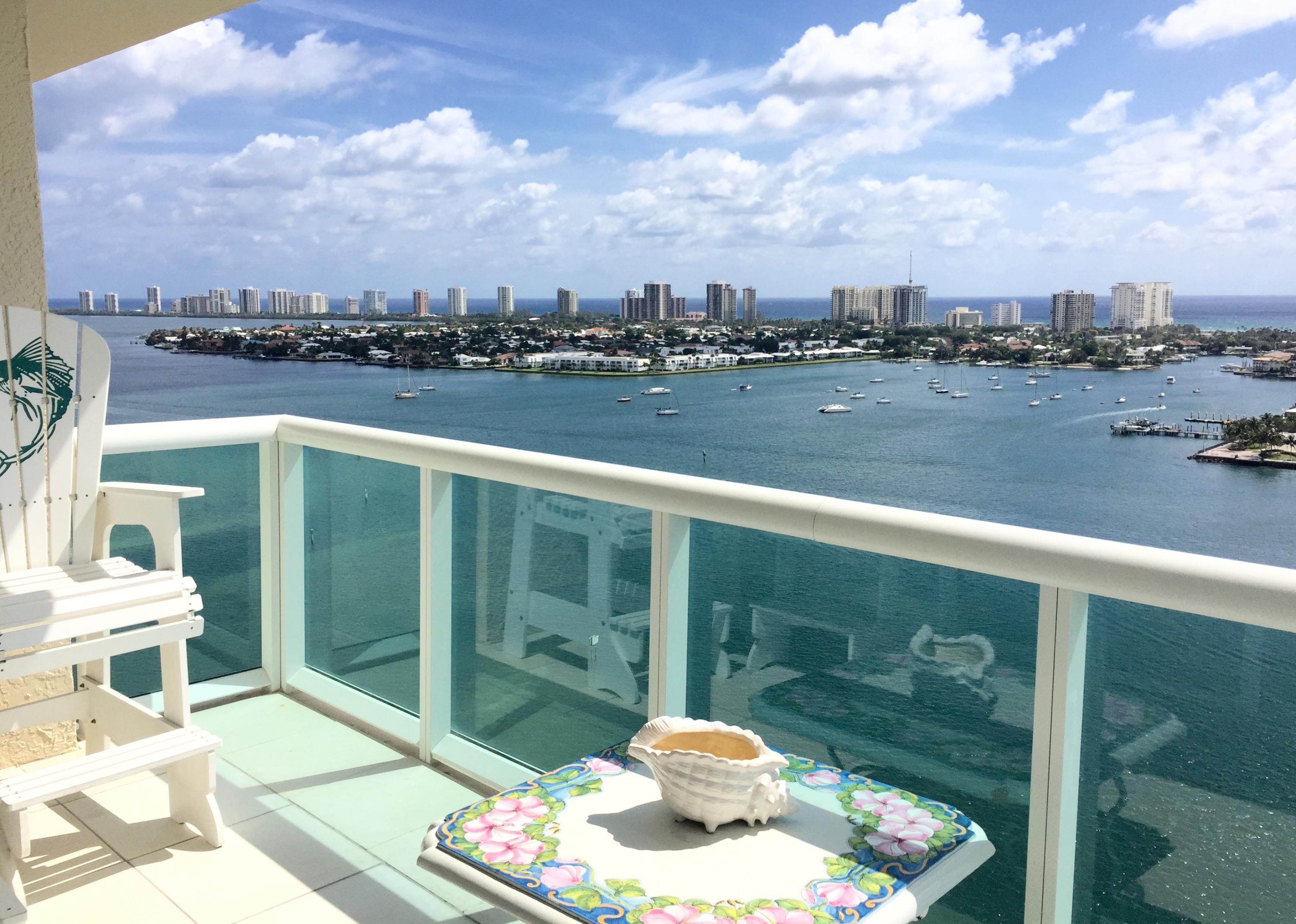 2640 Lake Shore Drive, Unit 2016 Riviera Beach, FL 33404 - Photo 7 of 50 VIEWS EAST FROM BALCONY