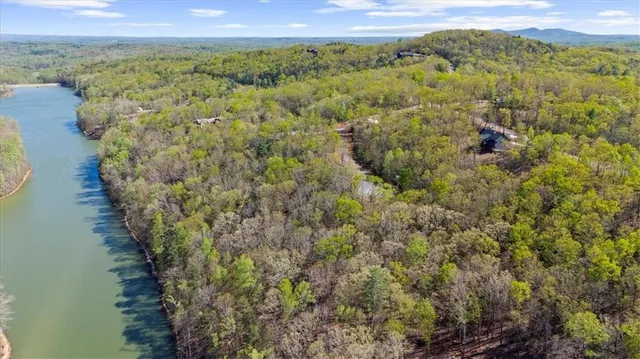 a view of a city with an outdoor space
