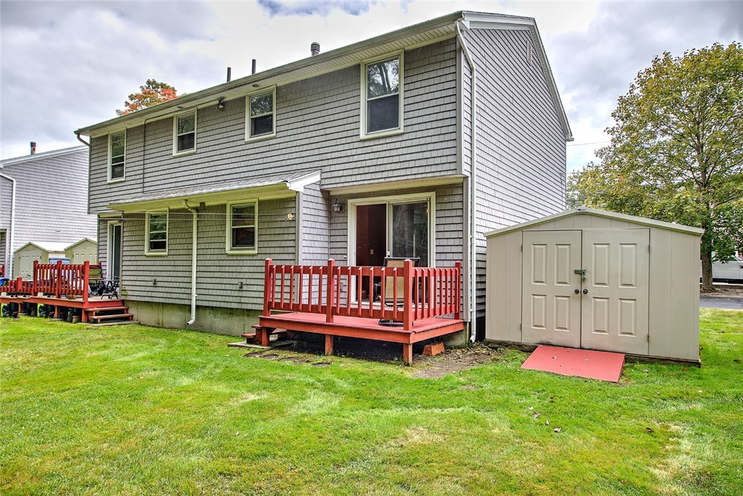 53 Reed Street Warwick, RI 02886 - Photo 34 of 37 Back of duplex with outdoor storage