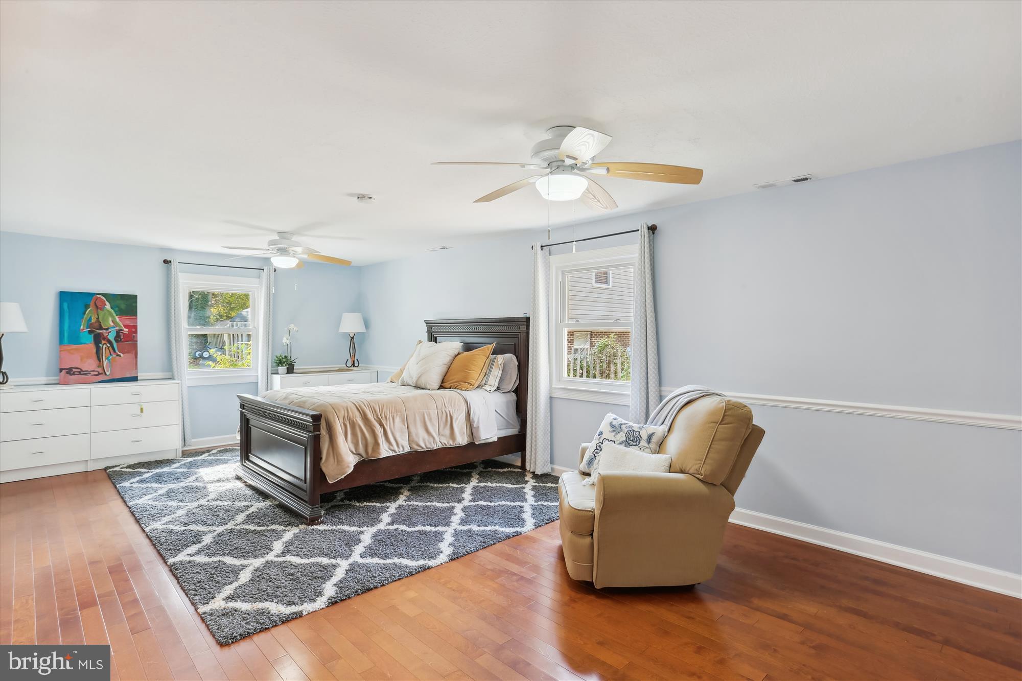 19500 Wootton Avenue Poolesville, MD 20837 - Photo 35 of 62 a bedroom with a bed and wooden floor