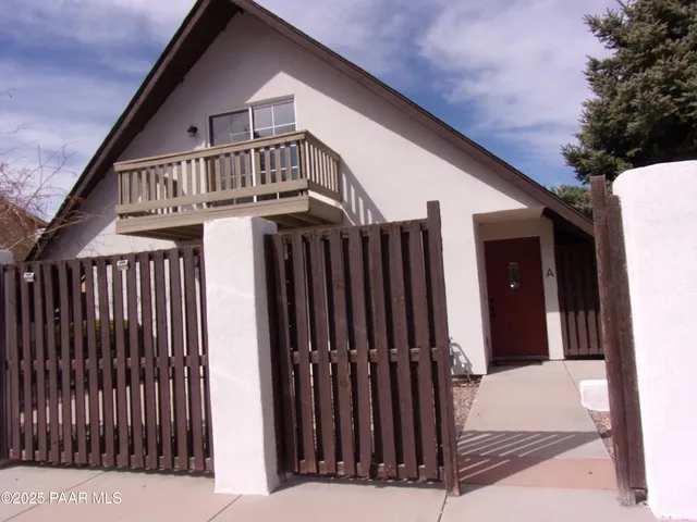 a view of a house with wooden floor