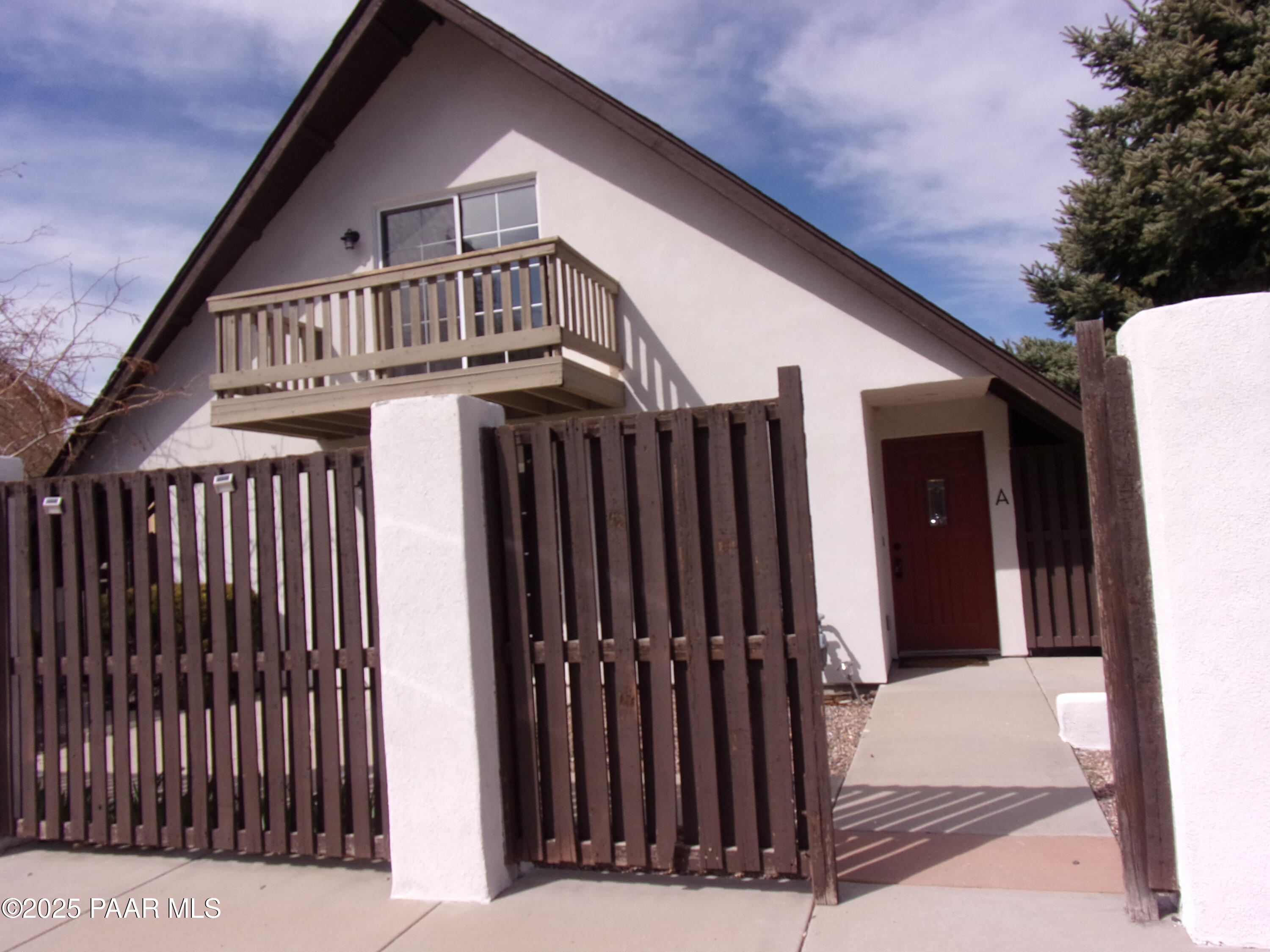 a view of a house with wooden floor
