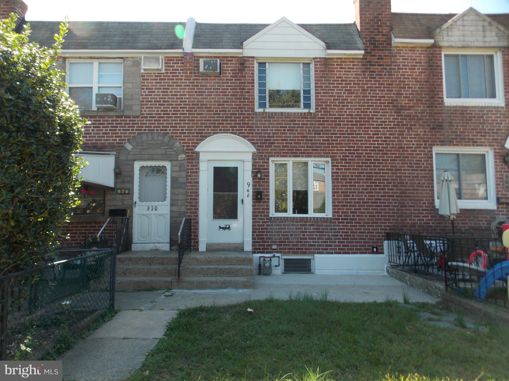 968 Grant Road Folcroft, PA 19032 - Photo 1 of 18 Front with Yard & Patio