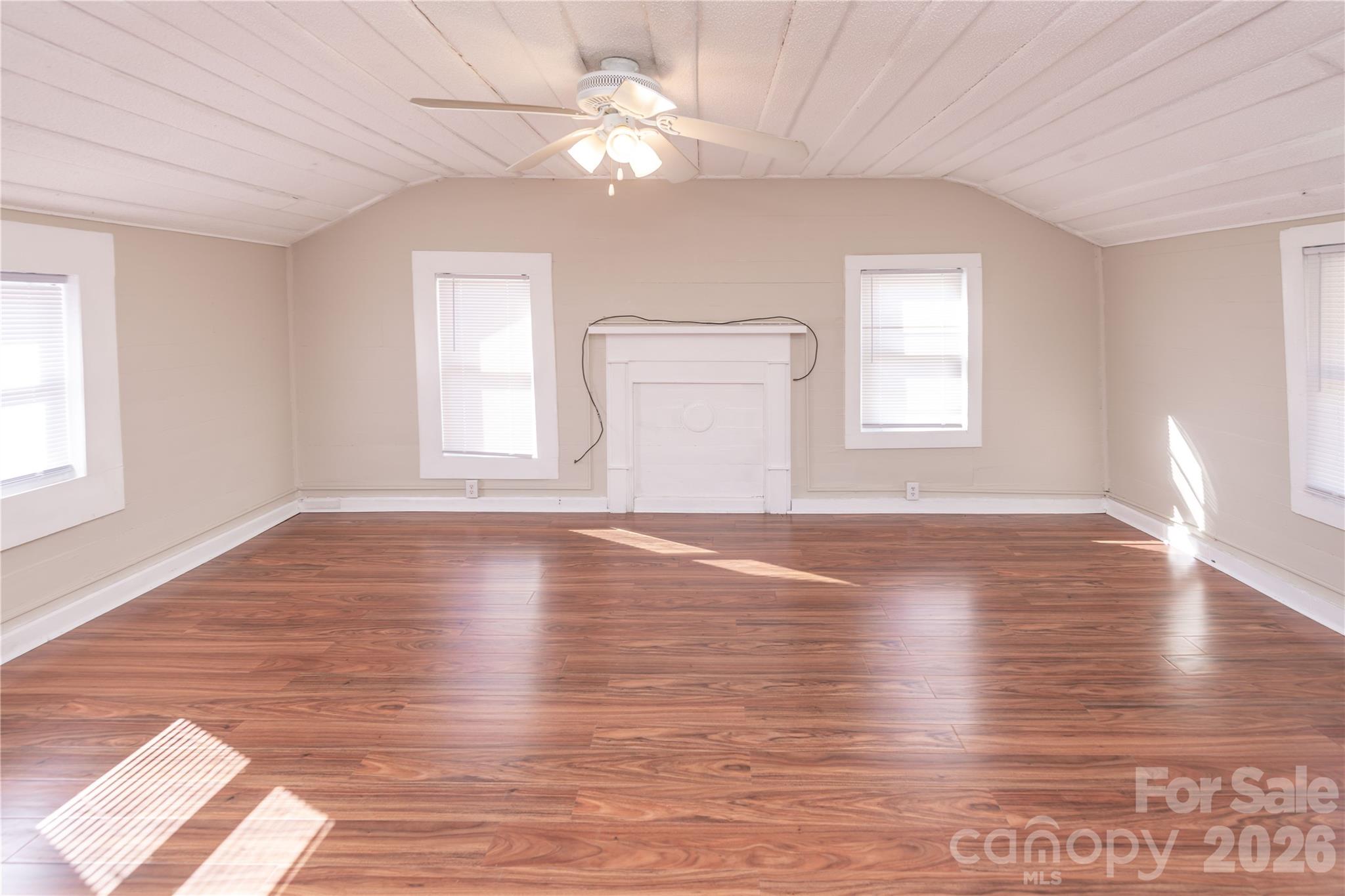 470 South Moose Road Mount Pleasant, NC 28124 - Photo 29 of 37 a view of empty room with wooden floor and fan