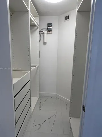 a view of walk in closet