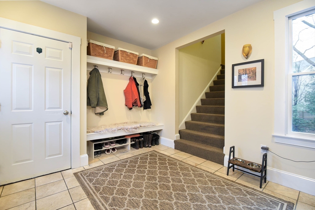 159 Warren Street Needham, MA 02492 - Photo 2 of 42 a view of an entryway with workspace
