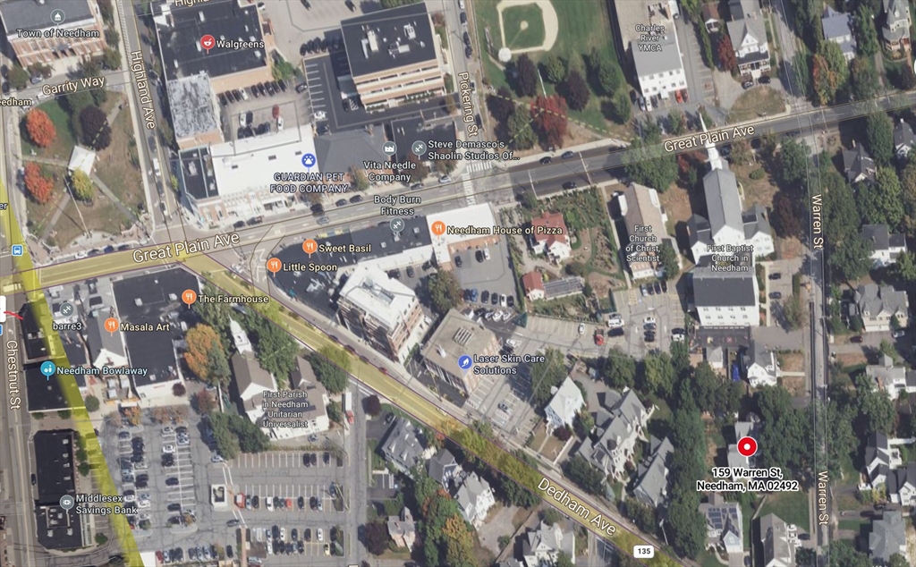 159 Warren Street Needham, MA 02492 - Photo 41 of 42 a city view with lot of buildings