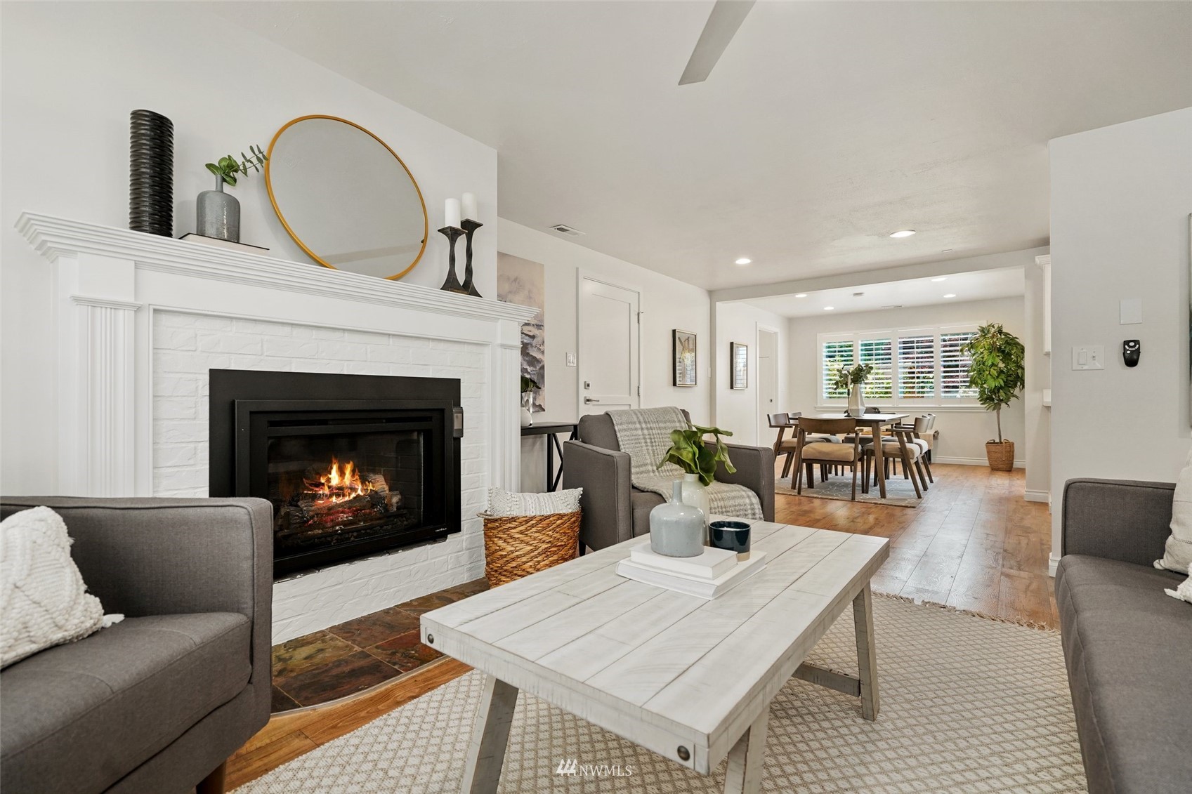 3007 Stafford Way Bothell, WA 98012 - Photo 8 of 32 a living room with furniture and a fireplace
