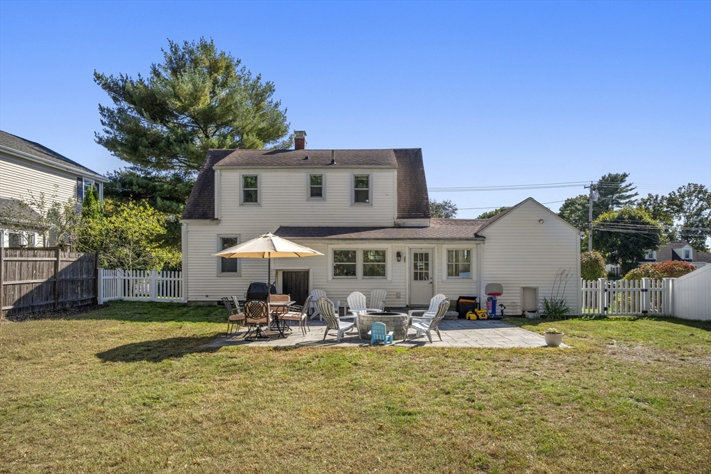 446 Ralph Talbot Street Weymouth, MA 02190 - Photo 25 of 28 a view of a house with swimming pool and sitting area