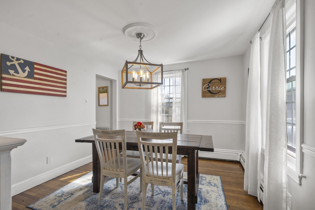 446 Ralph Talbot Street Weymouth, MA 02190 - Photo 7 of 28 a view of a dining room with furniture window and wooden floor