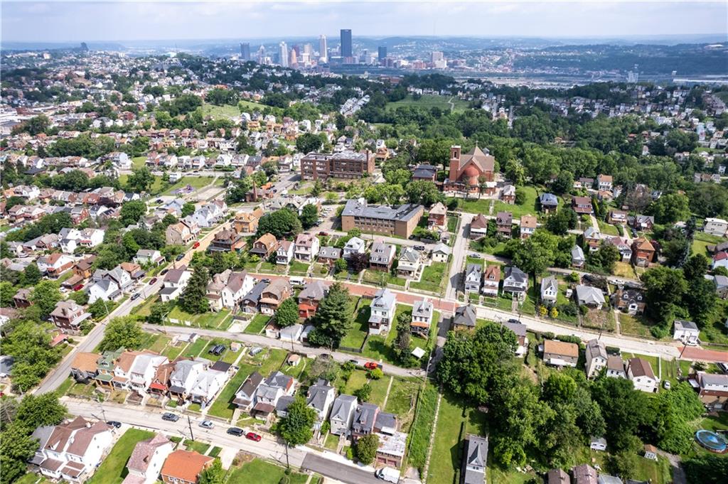 435 Walde Street Pittsburgh, PA 15210 - Photo 8 of 10 an aerial view of residential houses with city view
