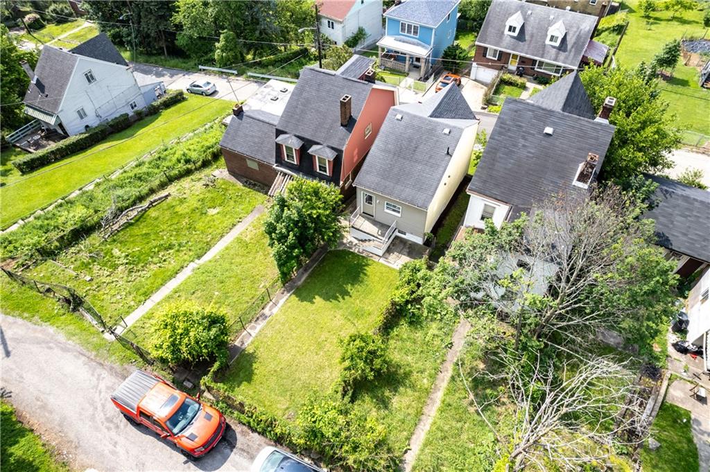 435 Walde Street Pittsburgh, PA 15210 - Photo 9 of 10 an aerial view of residential house with swimming pool