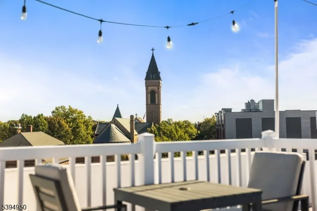 a view of a chairs in balcony