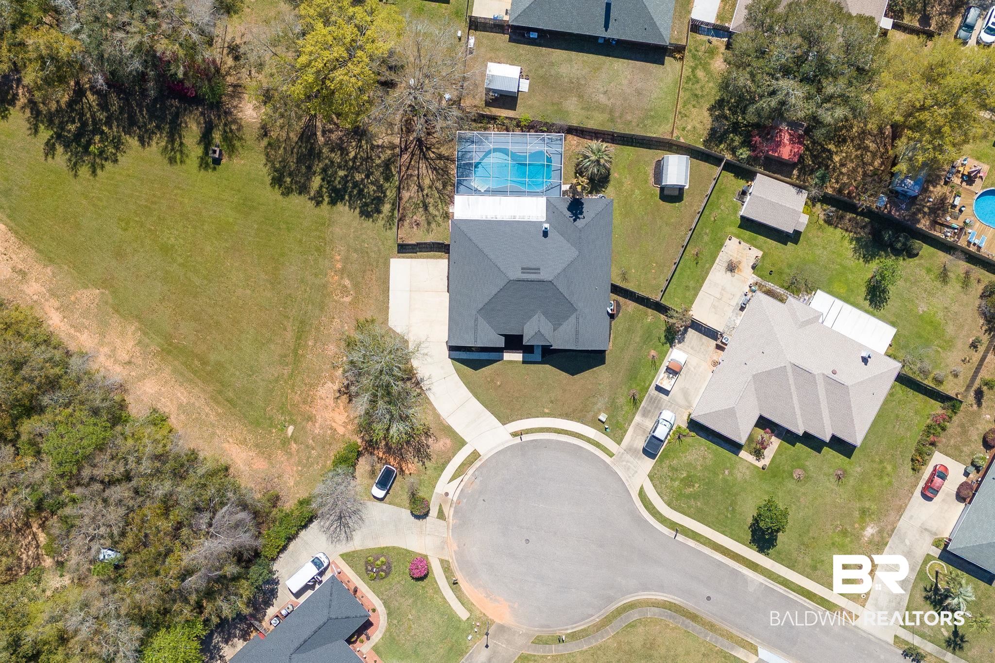 16444 Hamlet Lane Foley, AL 36535 - Photo 9 of 49 Bird's eye view