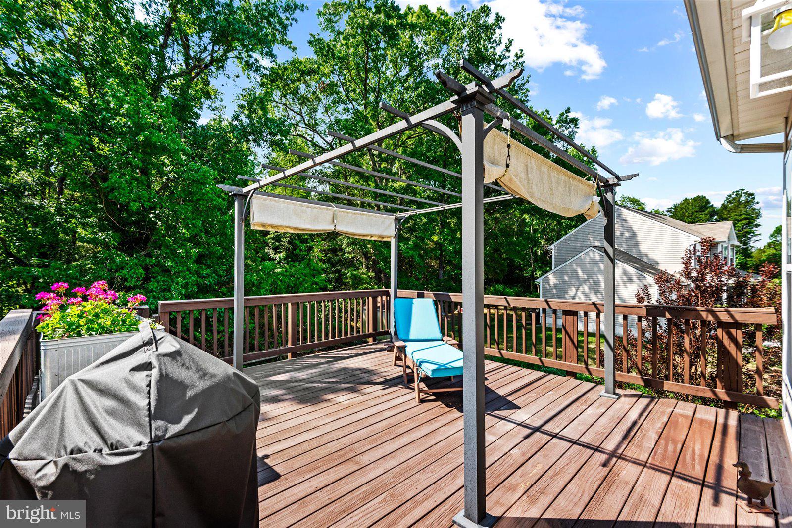 302 Forest Avenue Colonial Beach, VA 22443 - Photo 49 of 56 Pergola and Main Level Deck