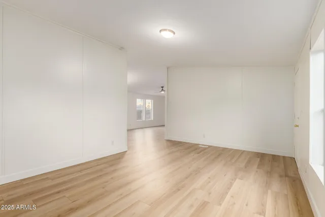wooden floor in a room