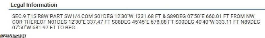 Legal Desc Capture