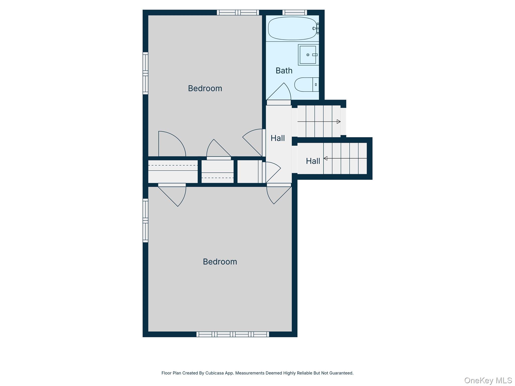 63 Rye Road Rye, NY 10580 - Photo 43 of 50 Just a few steps up two bedrooms and updated full bath share a separate level