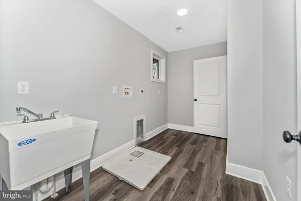 a room with storage and utility