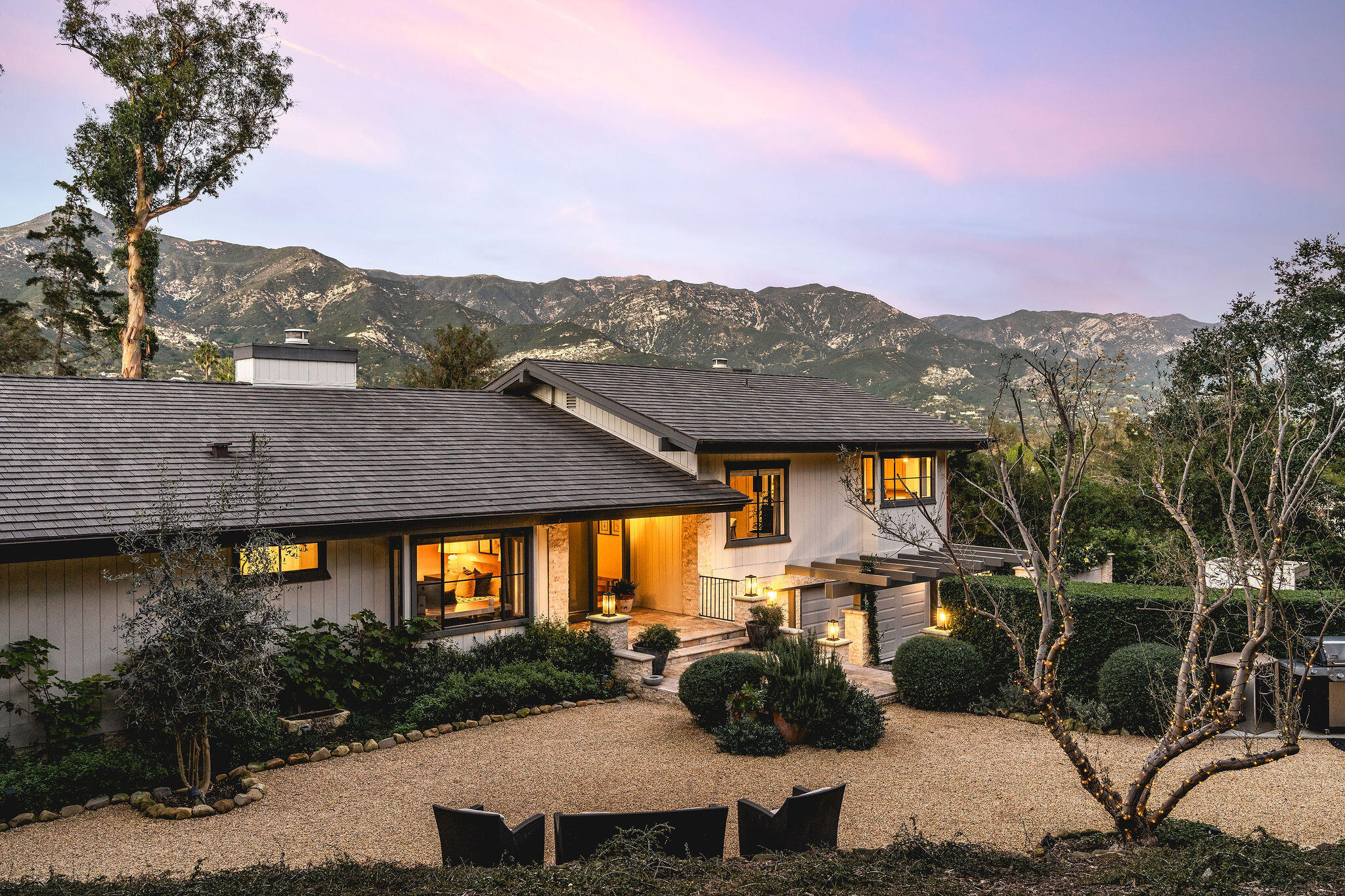 395 Woodley Road Montecito, CA 93108 - Photo 27 of 30 a view of a terrace with sitting area