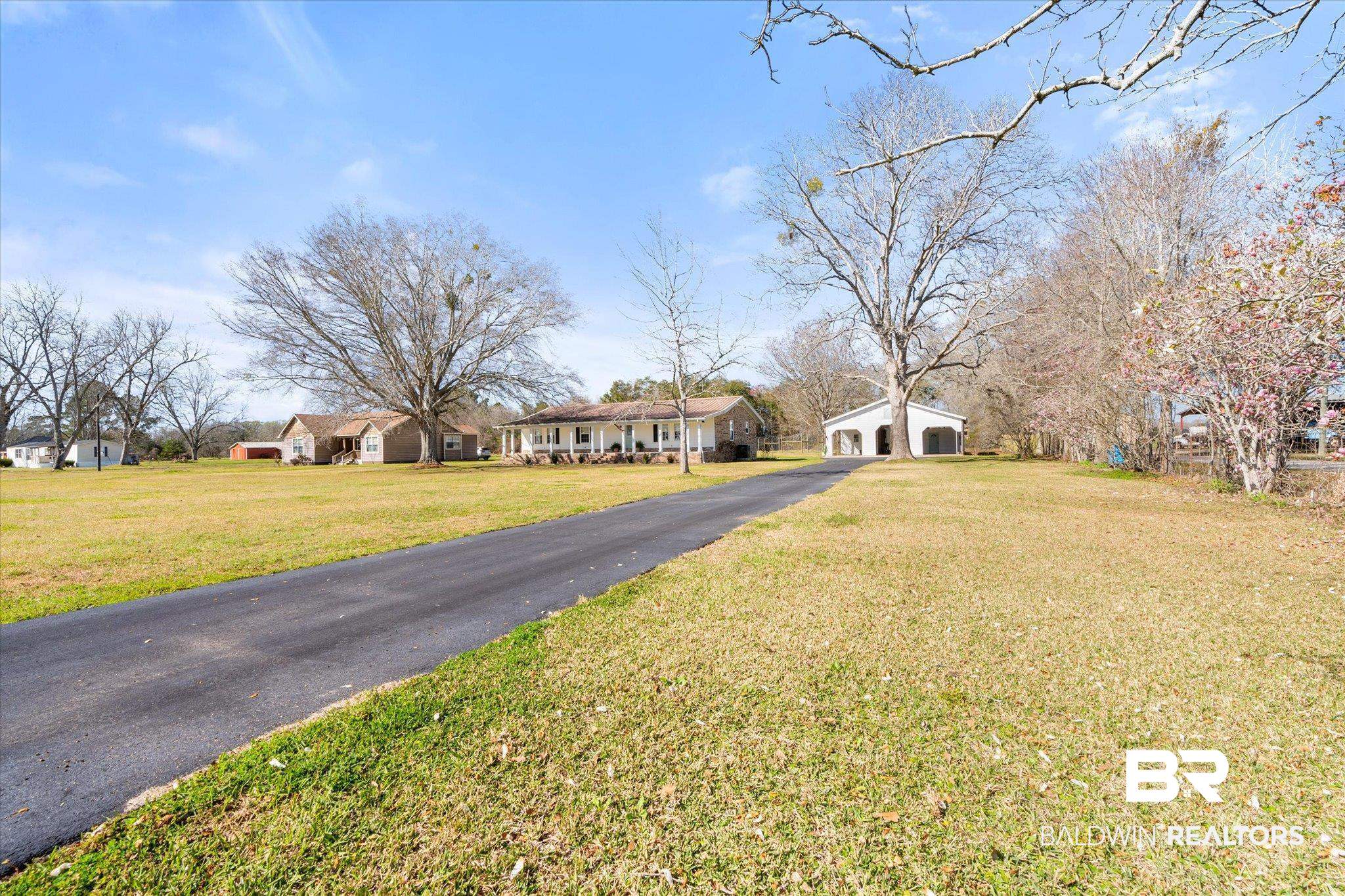14280 Cat Deakle Road Grand Bay, AL 36541 - Photo 40 of 51 View of front of property featuring a front yard