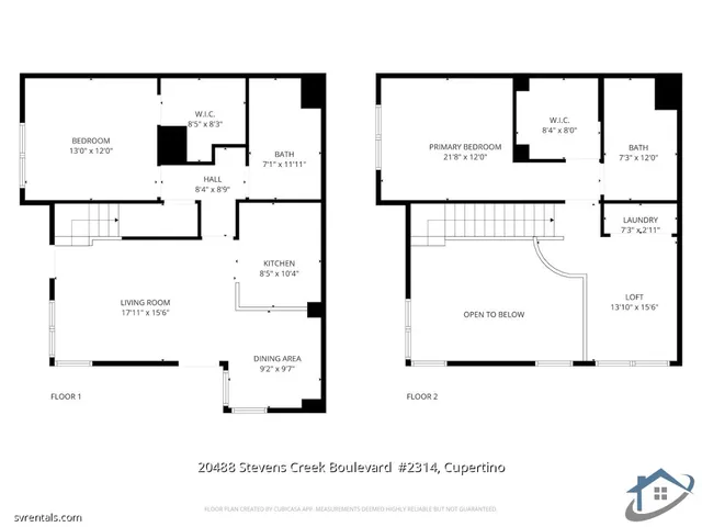 $4,600 | 20488 Stevens Creek Boulevard, Unit 2314, Cupertino, CA 95014