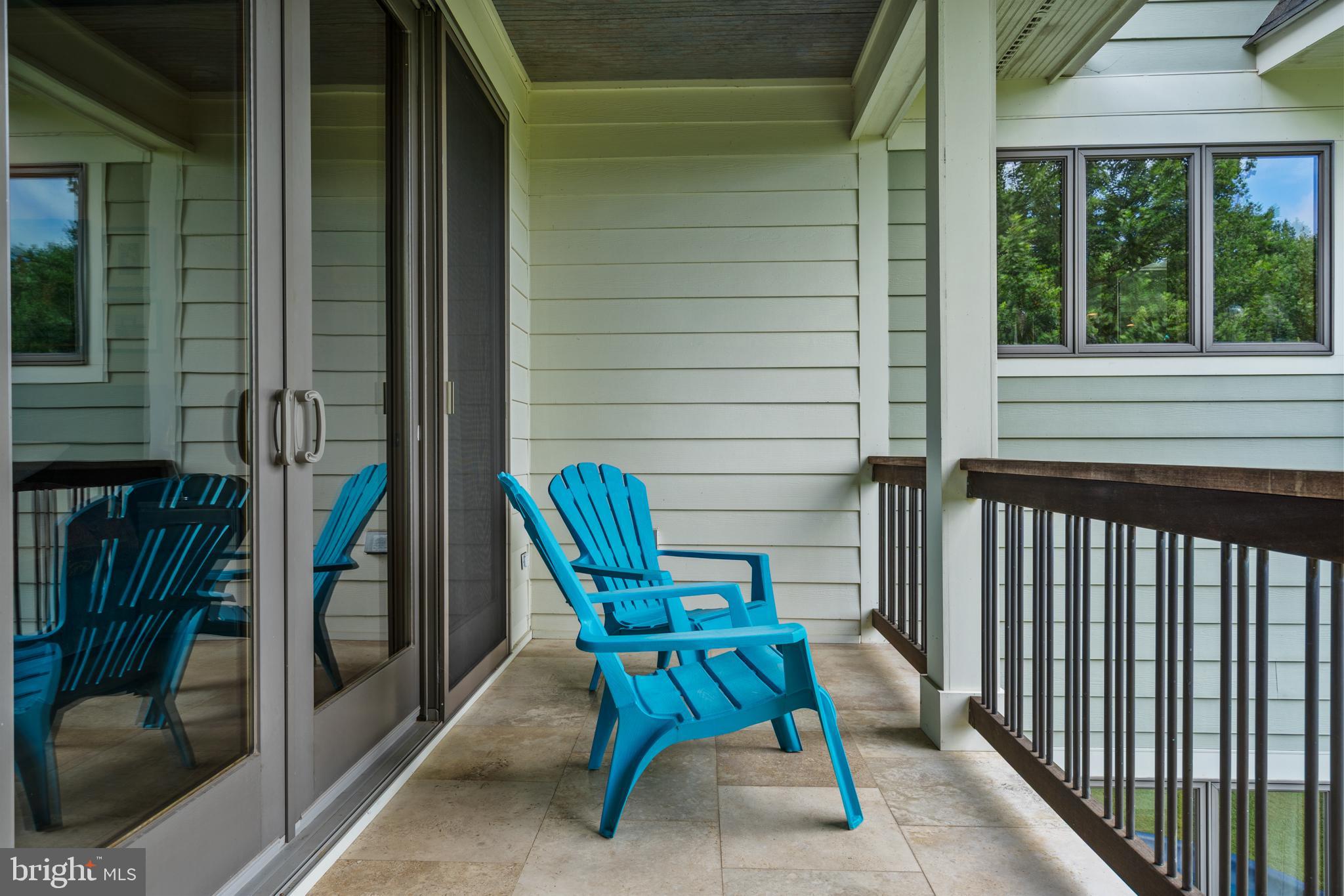 210 Grandview Road Washington, VA 22747 - Photo 23 of 62 a view of a two chairs in the balcony