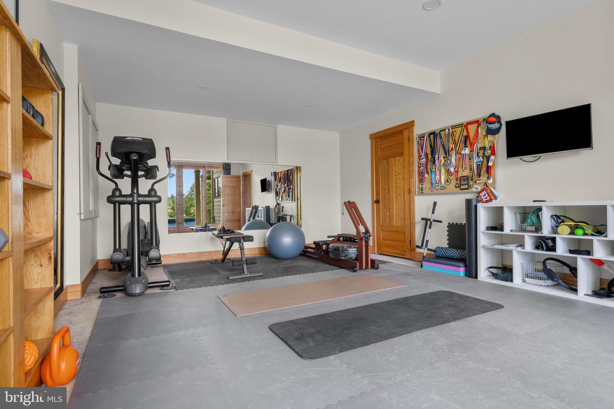 210 Grandview Road Washington, VA 22747 - Photo 33 of 62 a view of a room with gym equipment