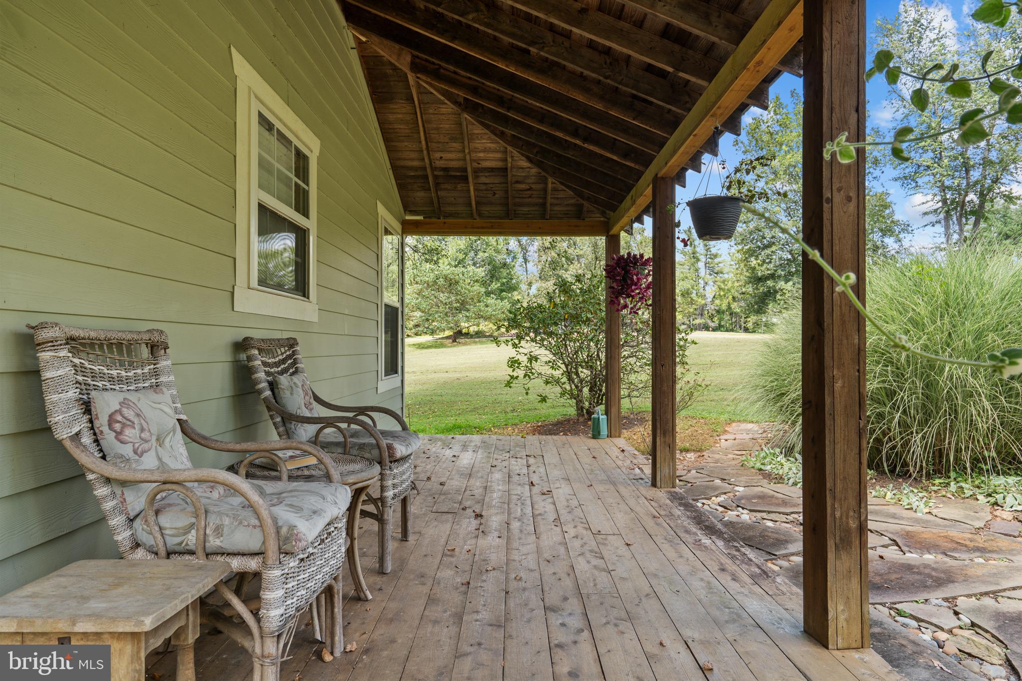 210 Grandview Road Washington, VA 22747 - Photo 37 of 62 a view of a patio on the deck
