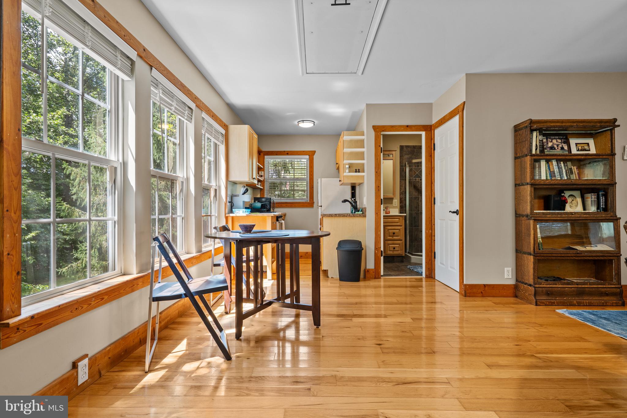 210 Grandview Road Washington, VA 22747 - Photo 41 of 62 a view of a dining room with furniture window and wooden floor