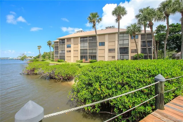 a view of building and ocean