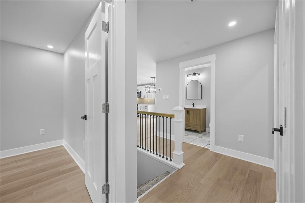 134 Kings Creek Road Georgetown, PA 15043 - Photo 24 of 44 a view of a hallway view with staircase