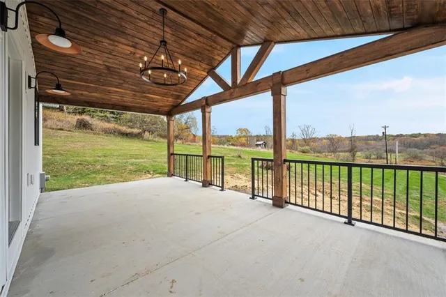 a view of an ocean from balcony
