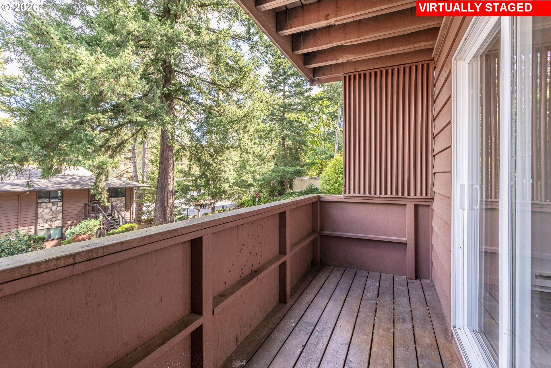 5005 Southwest Mitchell Street, Unit 2 Portland, OR 97221 - Photo 20 of 26 Balcony
