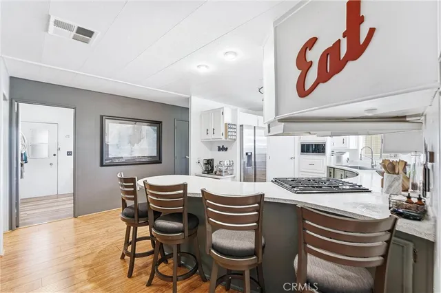 a table and chairs in a kitchen