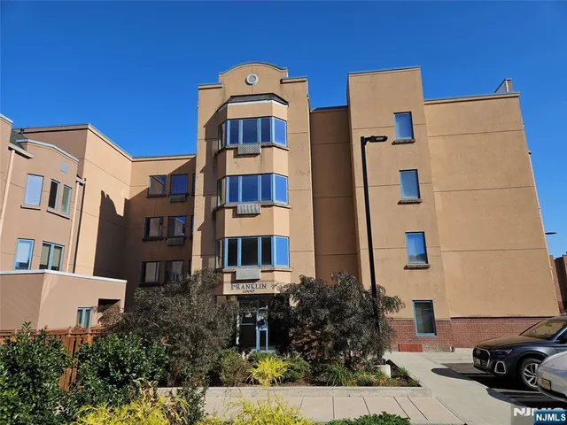 a car parked in front of a house