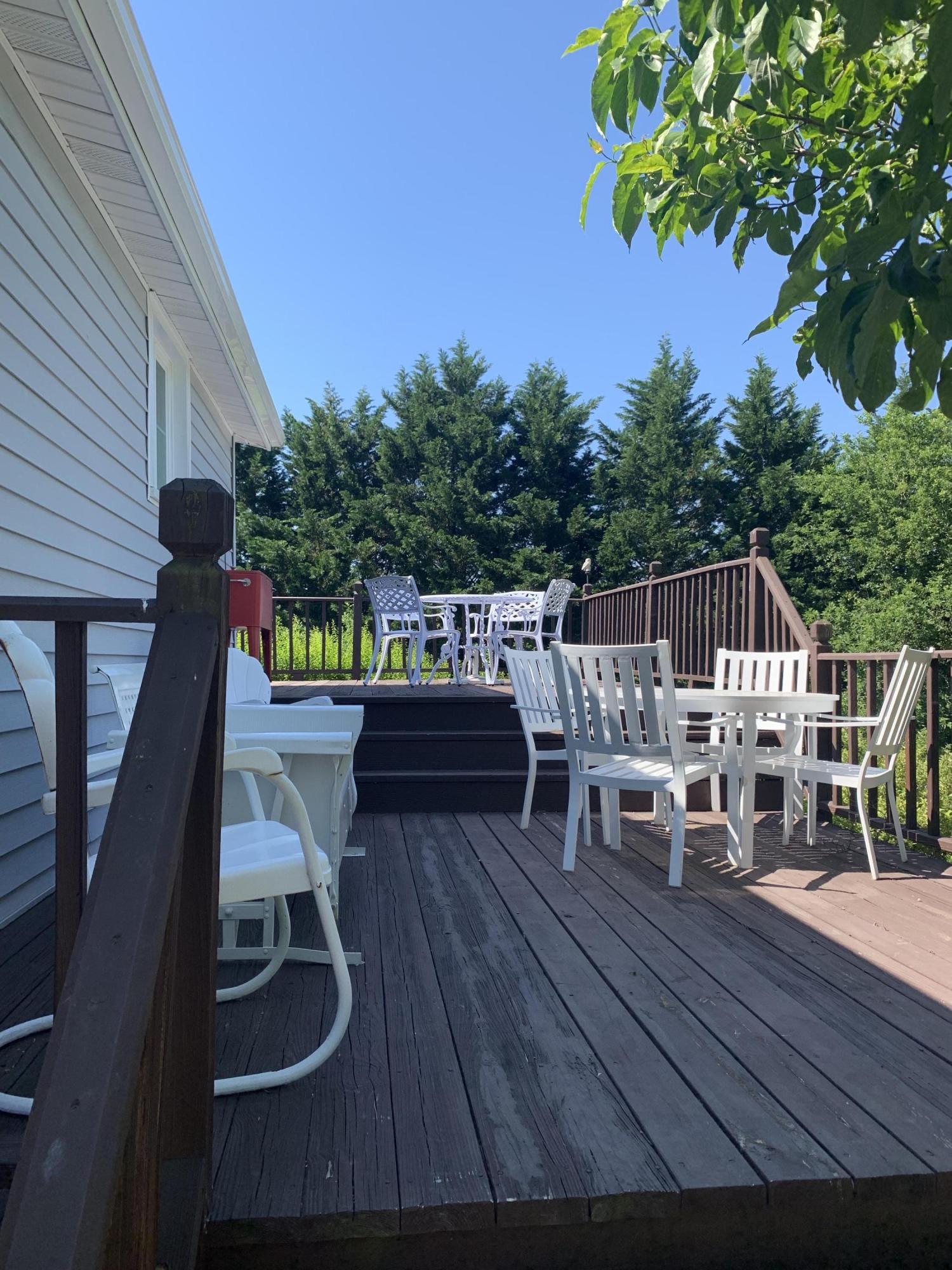 1763 Morgans Mill Road Goodview, VA 24095 - Photo 5 of 46 a view of chairs and table in patio