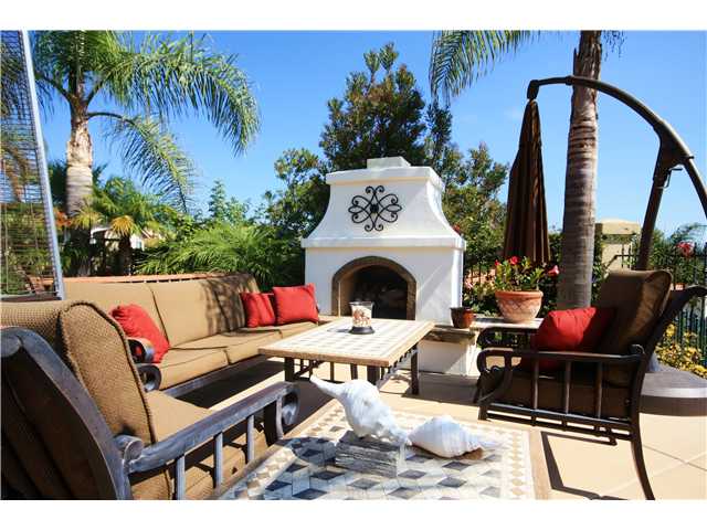 1373 Sparrow Road Carlsbad, CA 92011 - Photo 19 of 22 Raised Sitting Area w/ Fireplace & Views