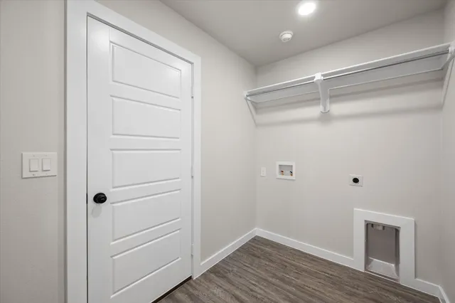 a view of closet area