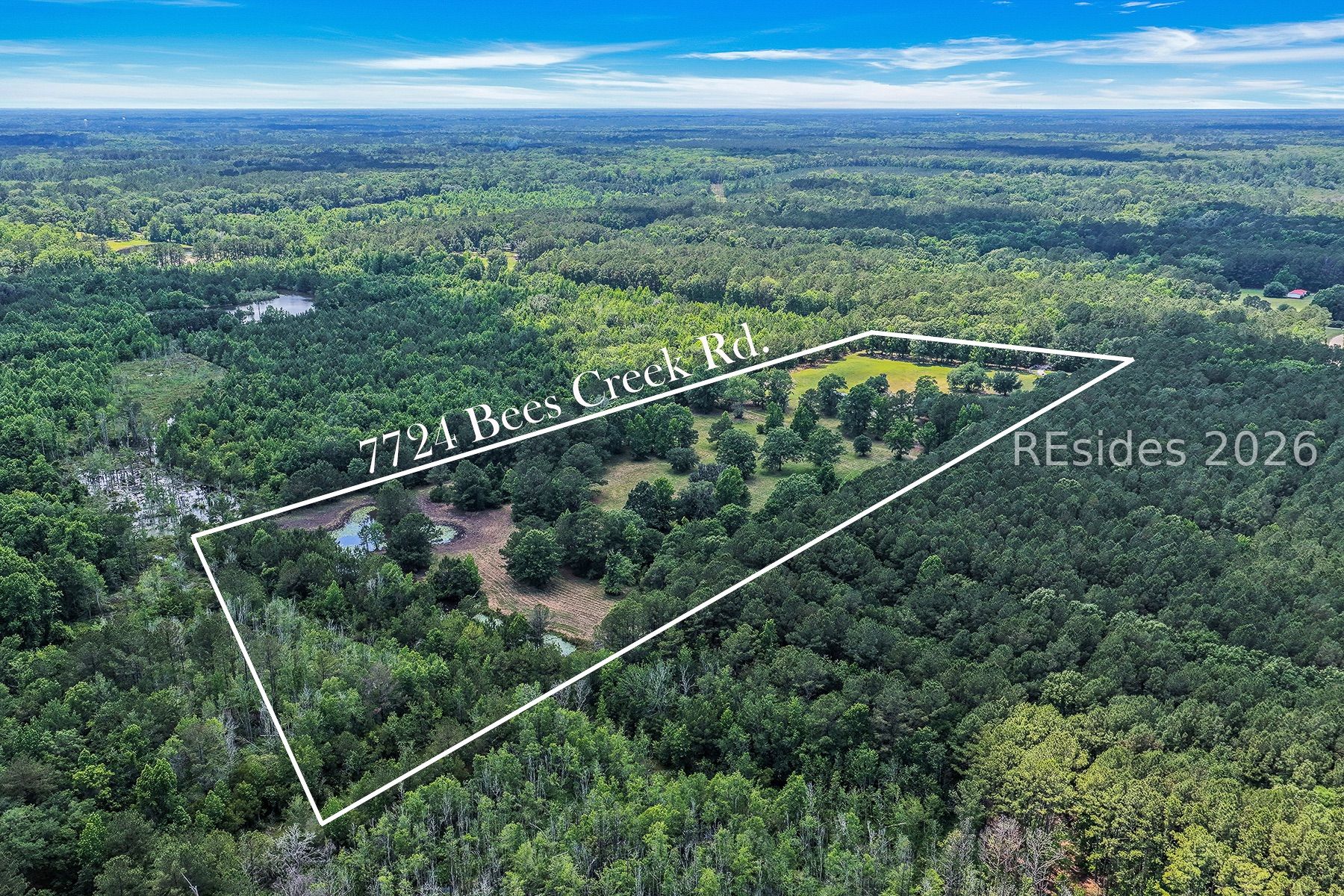 7724 Bees Creek Road Ridgeland, SC 29936 - Photo 74 of 82 Aerial of 20 Acre Horse Farm