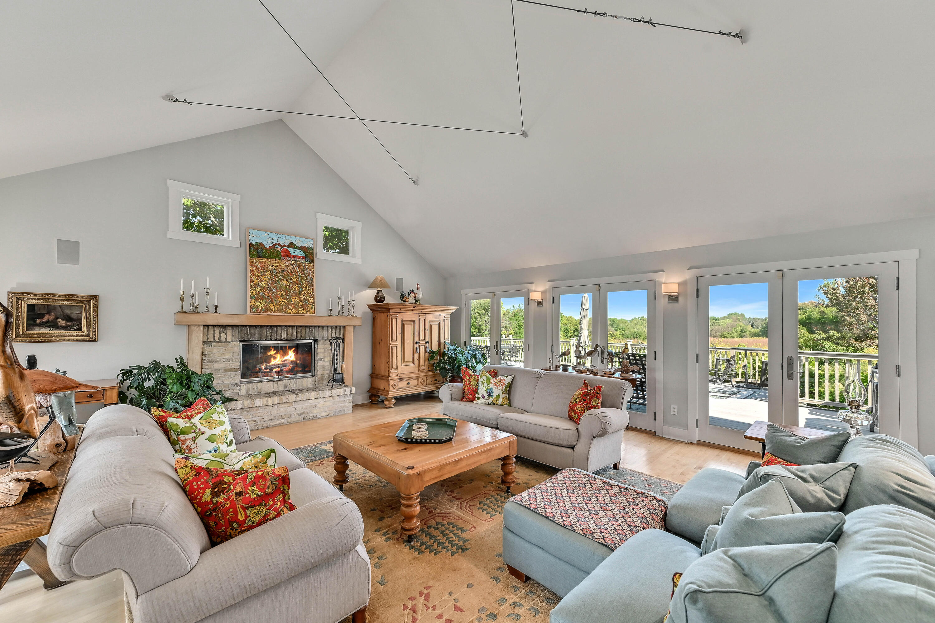 3200 West Bonniwell Road Mequon, WI 53097 - Photo 13 of 77 Natural fireplace