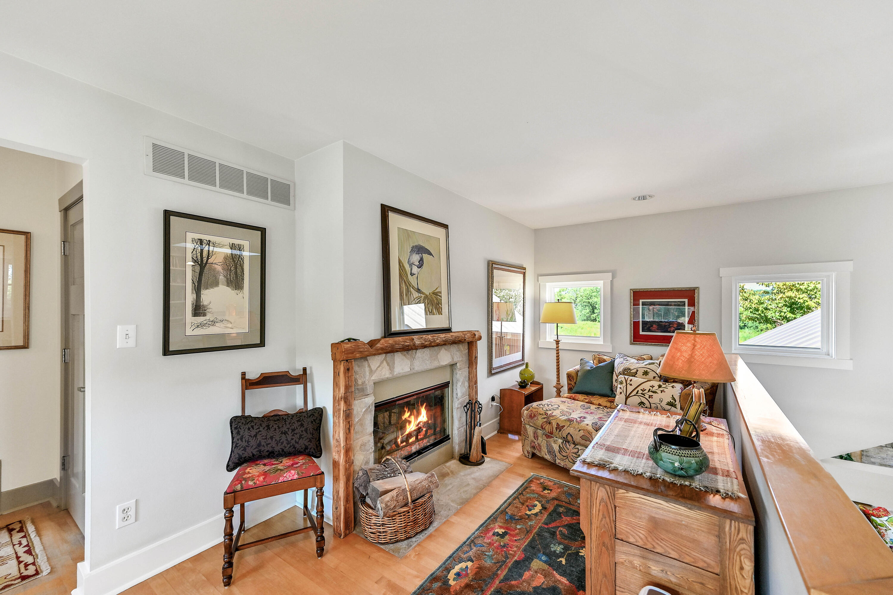 3200 West Bonniwell Road Mequon, WI 53097 - Photo 27 of 77 Cosy fireplace to curl up in front of with a good book!